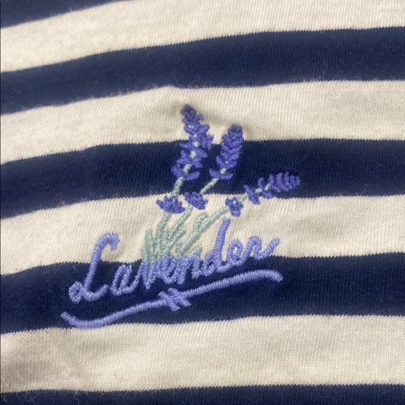 Madewell Striped Navy and White T-Shirt - Picture 6 of 6